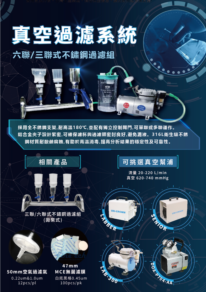 真空過濾系統 郁冠